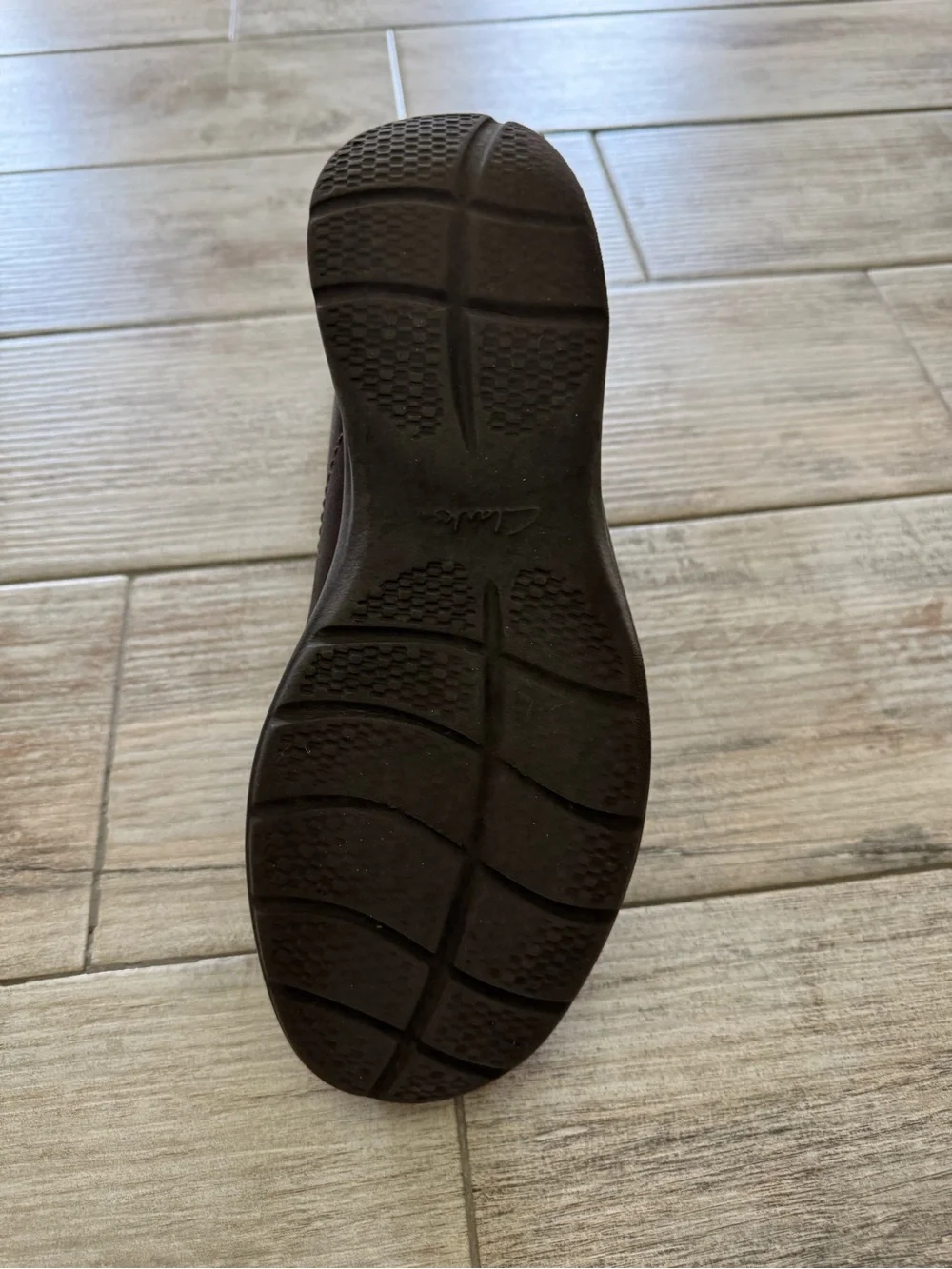 Clarks Dark Brown Leather Slip-On Loafers